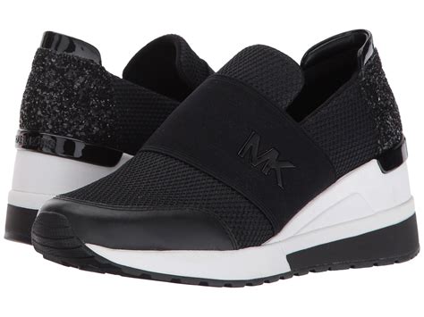 michael michael kors felix trainer sneakers black|Michael Kors felix trainer.